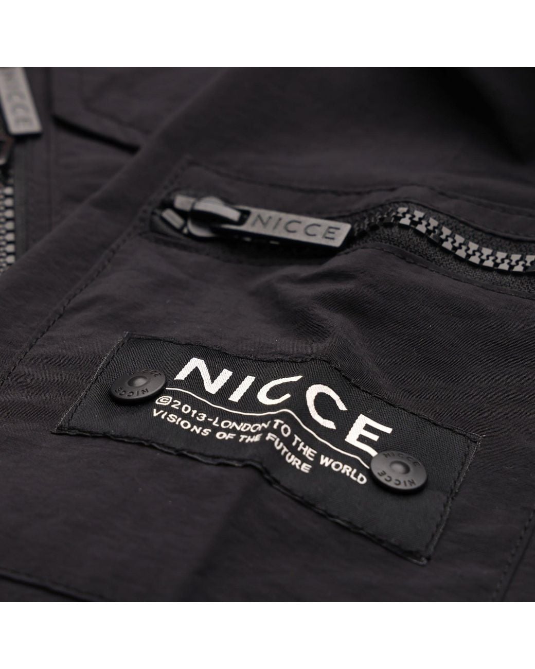 Nicce London Blue Claytun Overshirt for men