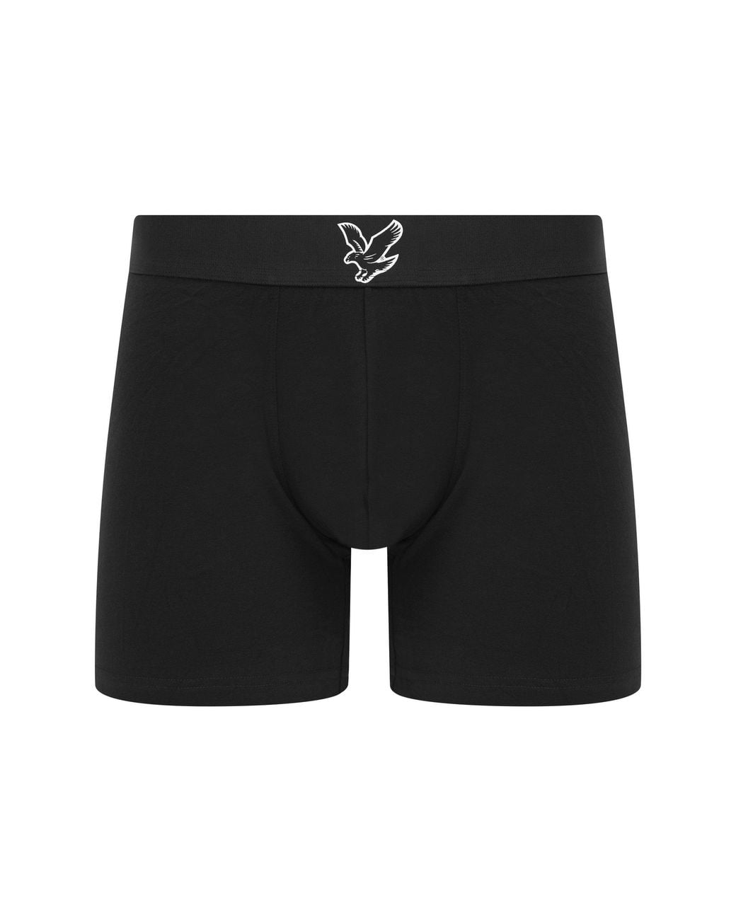 Lyle & Scott Black Jonathan Cotton Boxers 3 Pack for men