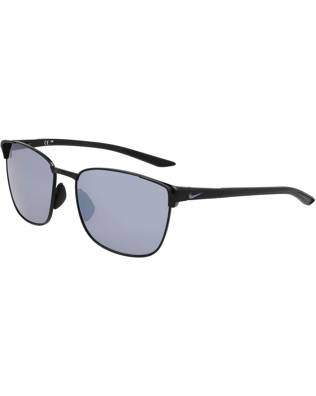 Nike Blue Metal Fusion Square Sunglasses