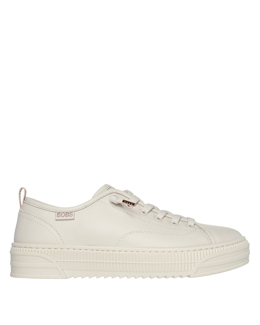 Skechers White Low-Top Trainers