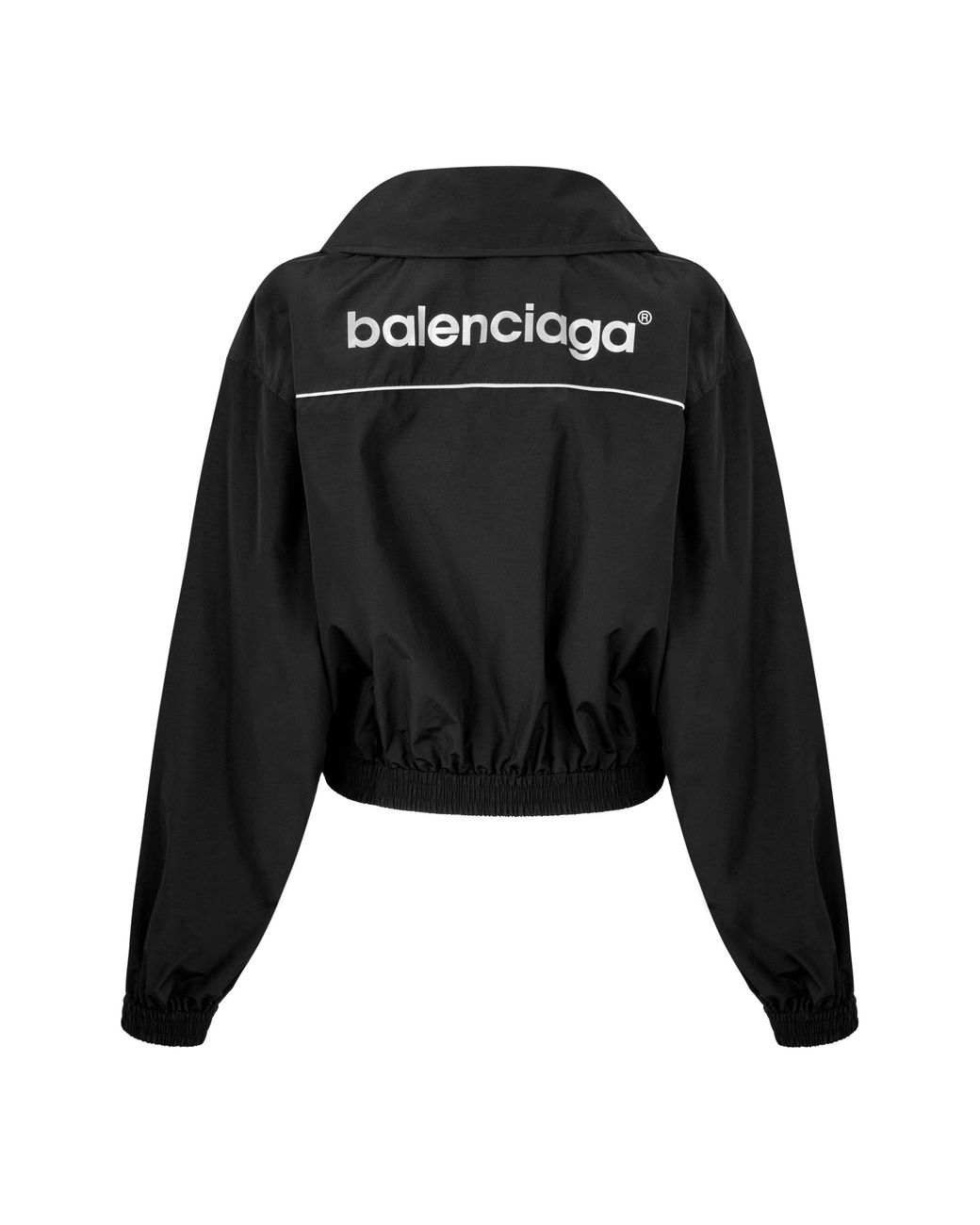 Balenciaga Black Logo Monogram Band Jacket