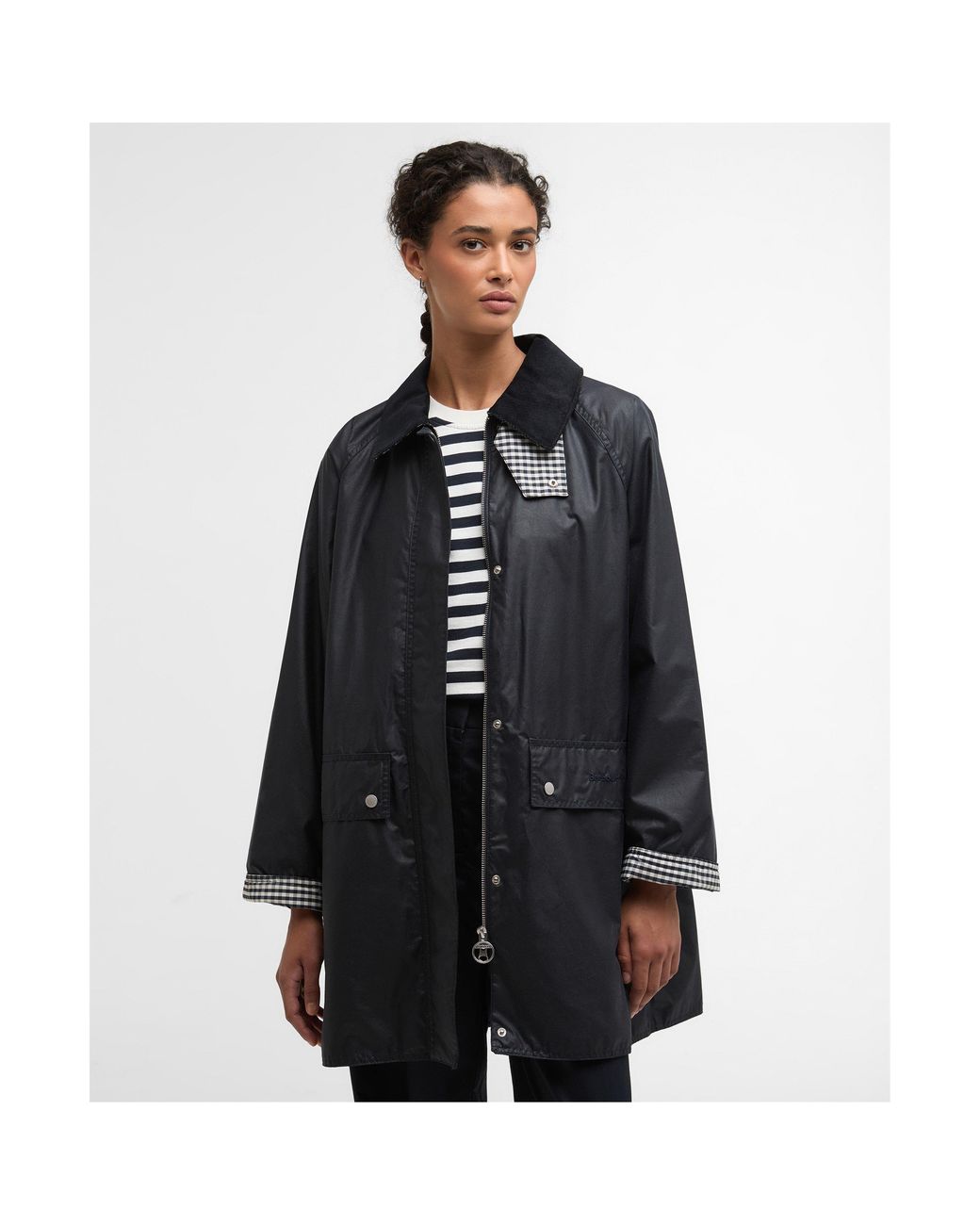 Barbour Blue Wren Waxed Jacket