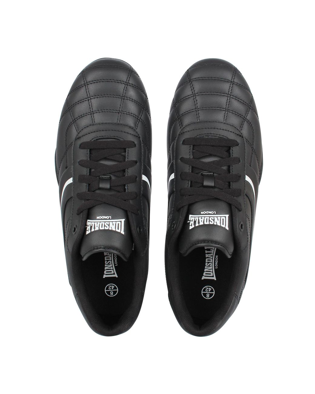 Lonsdale Black Camden Trainers for men
