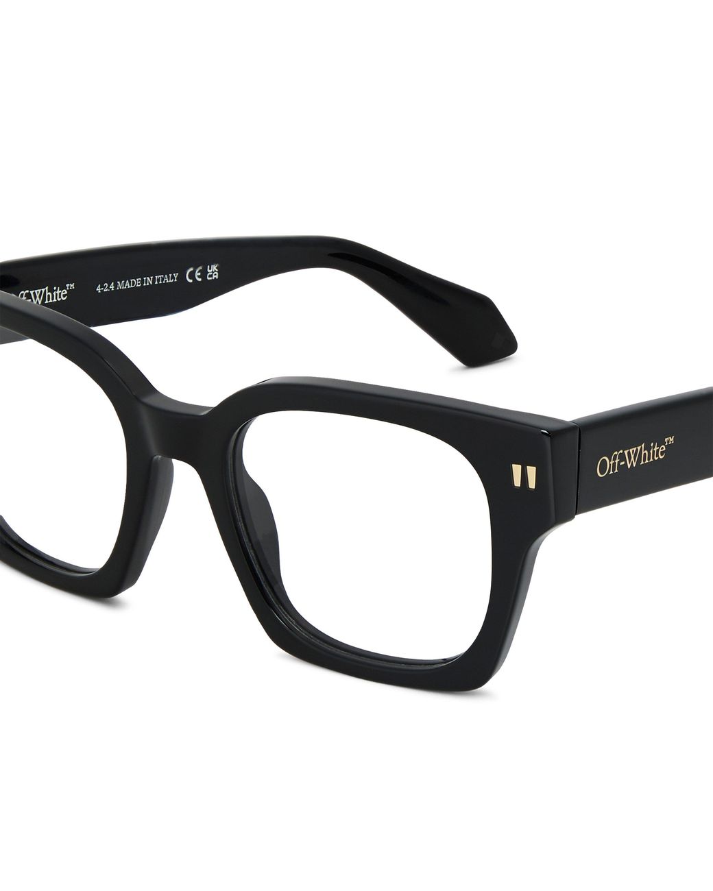 Off-White c/o Virgil Abloh Black 7U Round Sunglasses