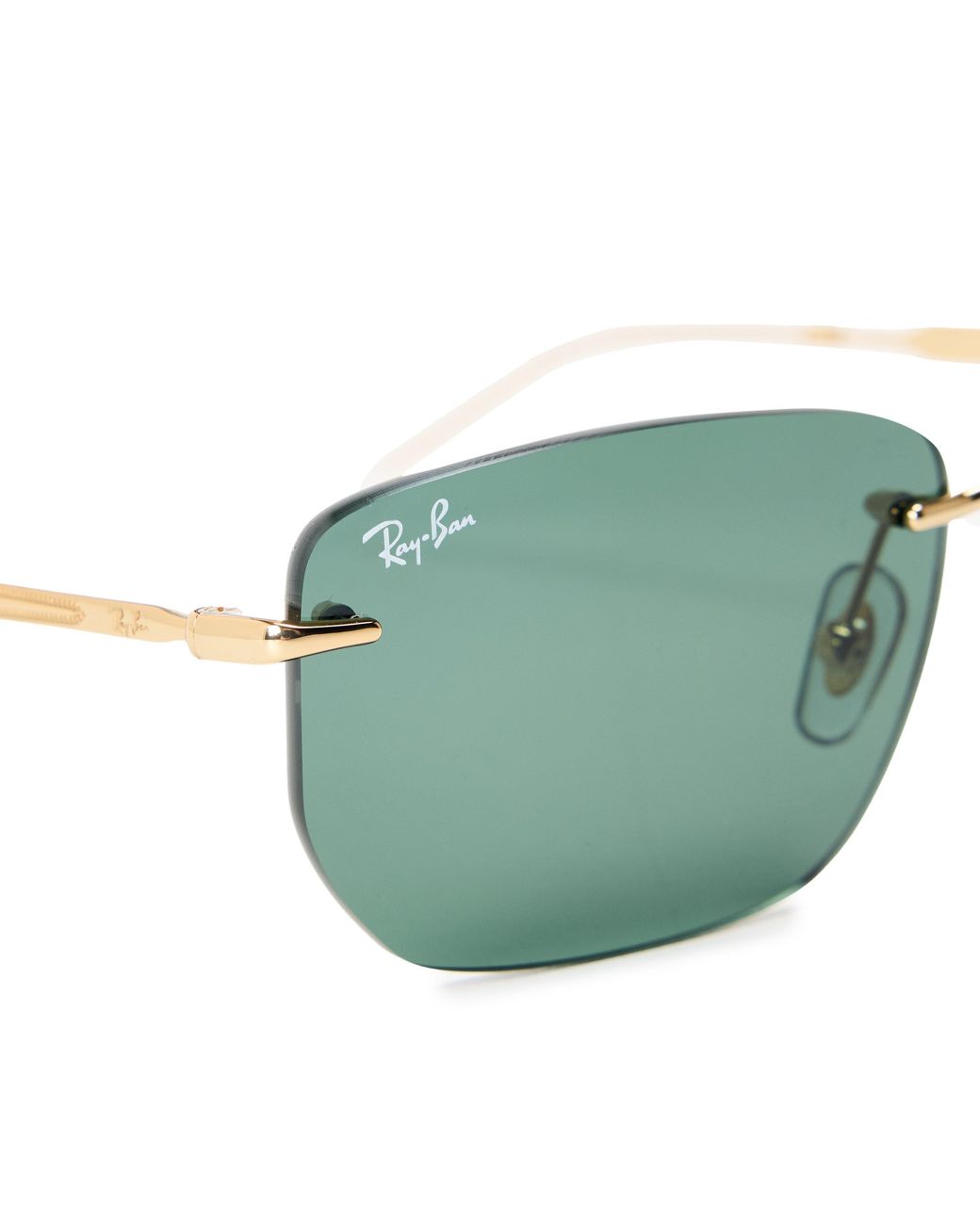 Ray-Ban Green Rectangle Sunglasses