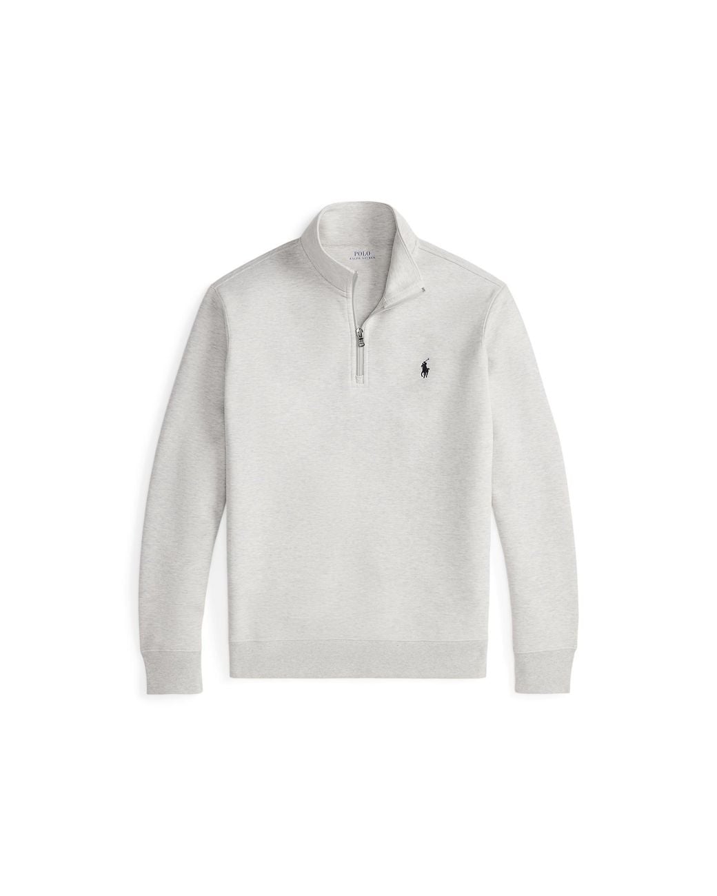 Polo Ralph Lauren Gray Tech 1/4 Zip Fleece for men