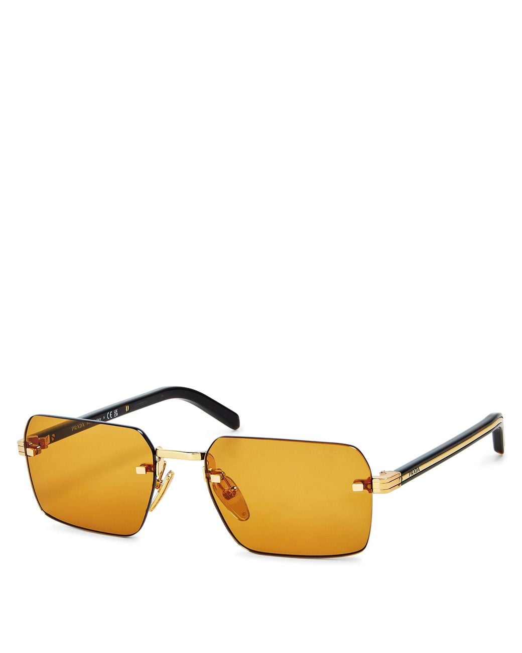 Prada Multicolor Square Sunglasses for men