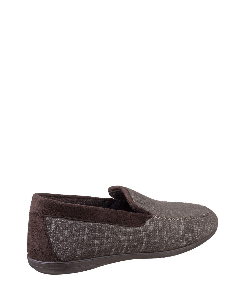 Cotswold Brown Stanley Loafer Slipper for men
