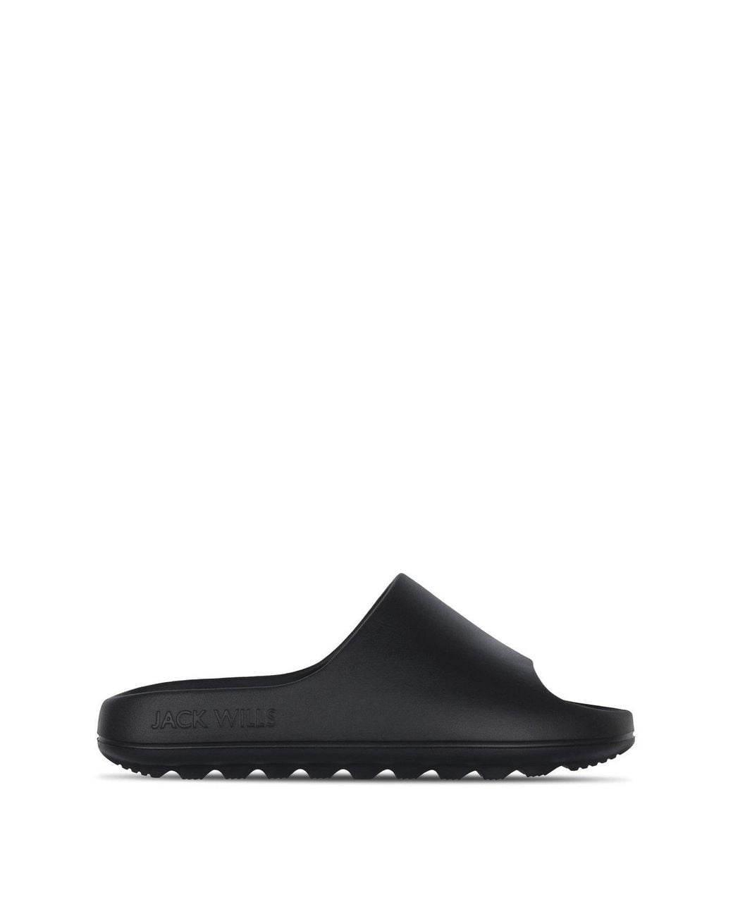 Jack Wills Black Jw Chunky Sliders
