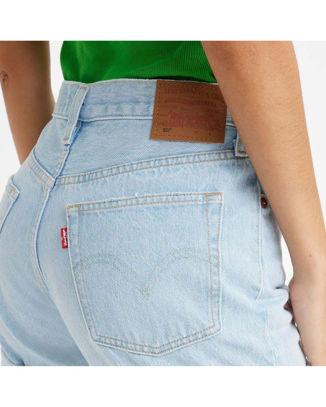 Levi's Blue X Pac- Denim Mini Skirt