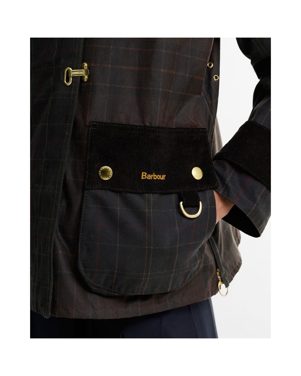Barbour Black B.Li Hazelwood Check Ld64