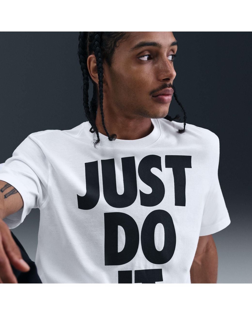 Nike White Sportswear Club T-Shirt for men