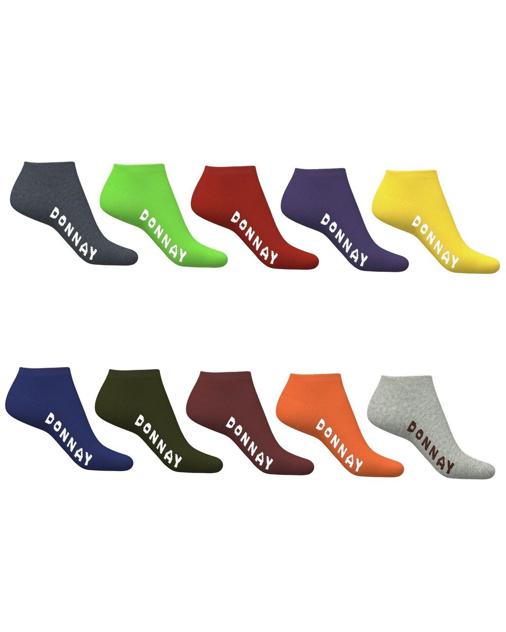 Donnay Blue 10 Pack Trainer Socks