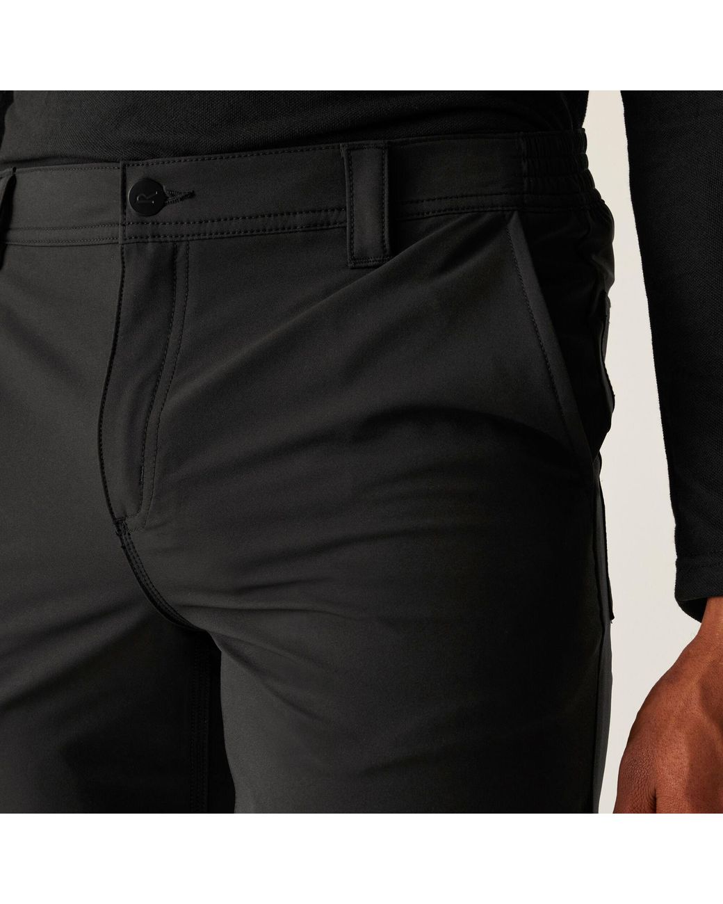 Regatta Black Pro Action Stretch Trousers for men