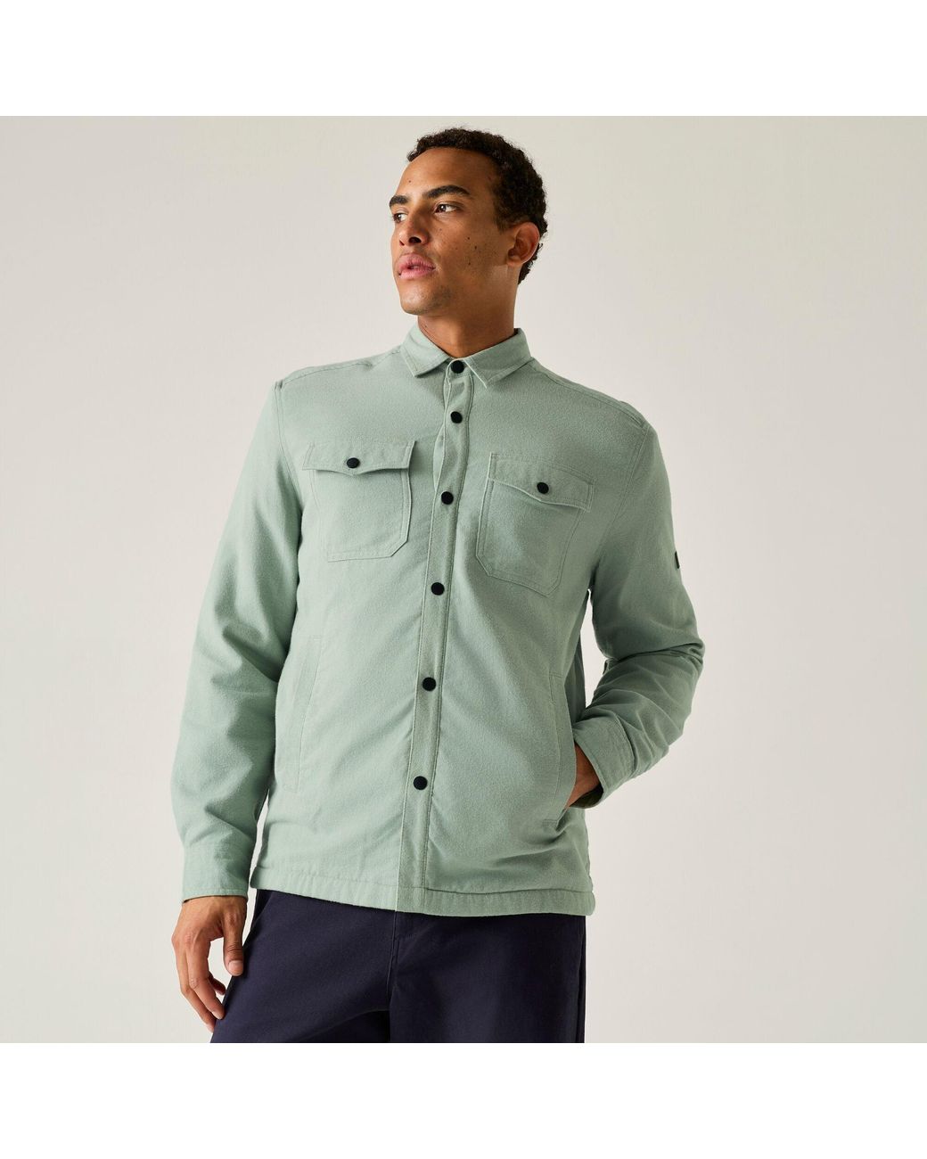 Regatta Green Spennith Shacket for men