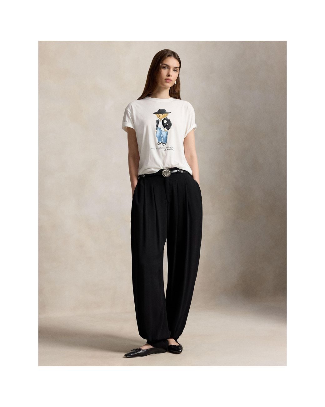 Polo Ralph Lauren White Graphic T-Shirt
