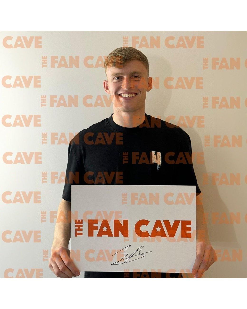 The Fan Cave Blue Jarrad Branthwaite Signed Everton 24/25 Shirt