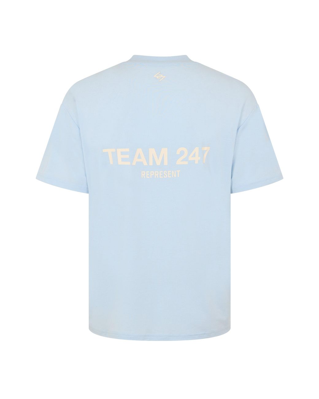 REPRESENT 247 Blue Team Os Short Sleeve Gym T-Shirt for men