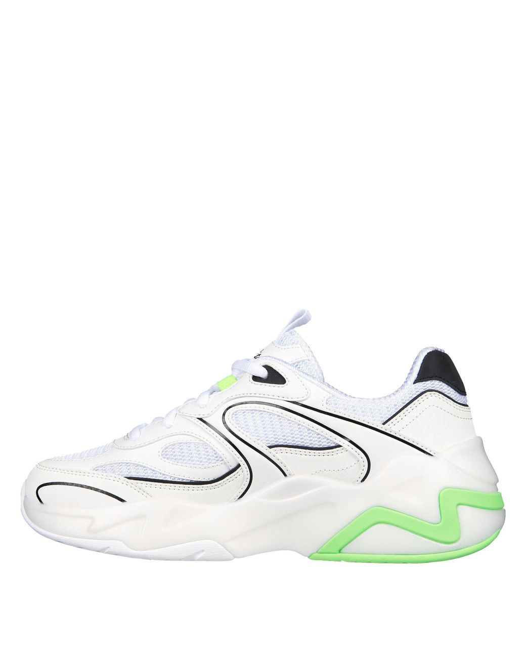 Skechers White Dl Hyprbrst