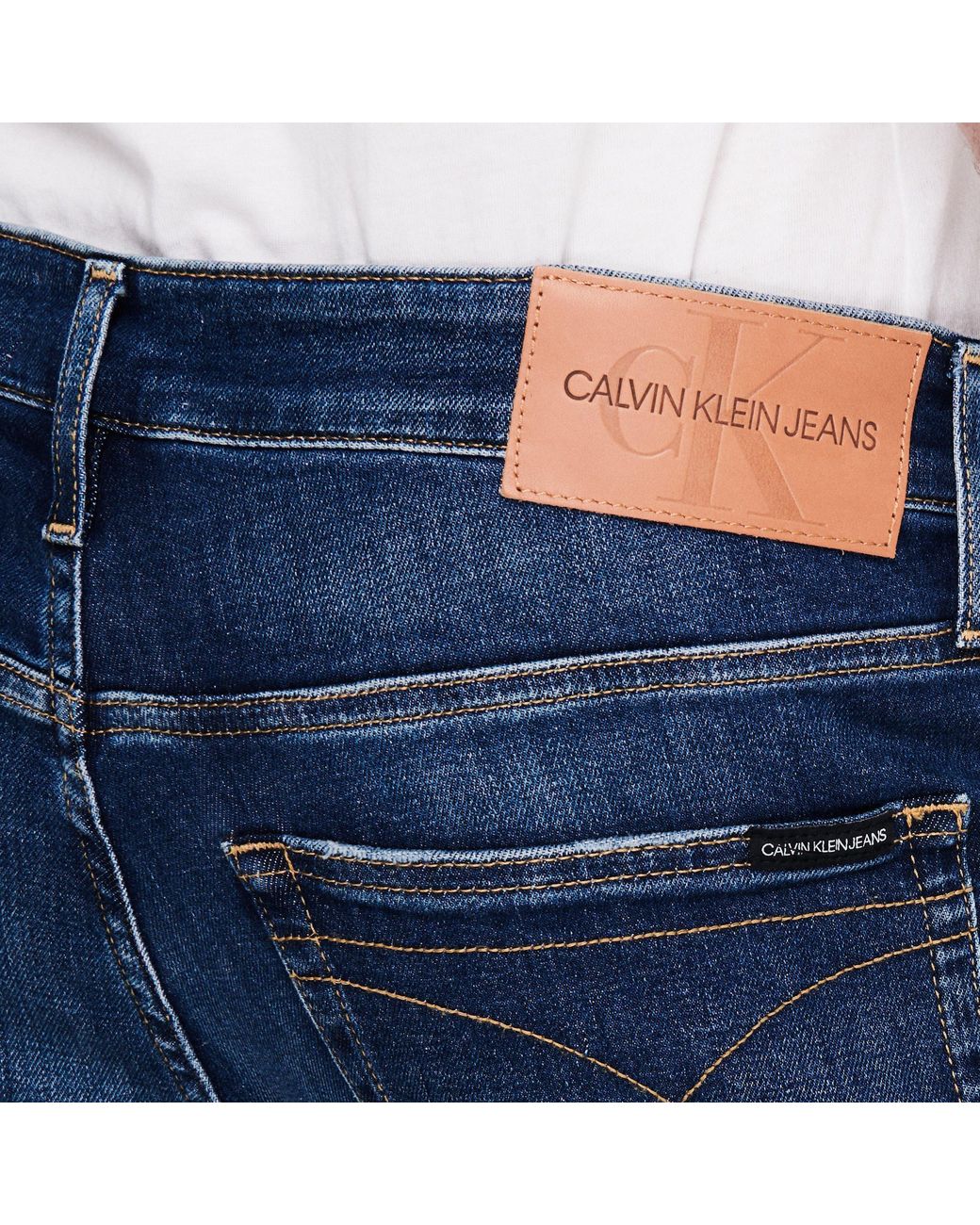 Calvin Klein Blue Slim Jeans for men