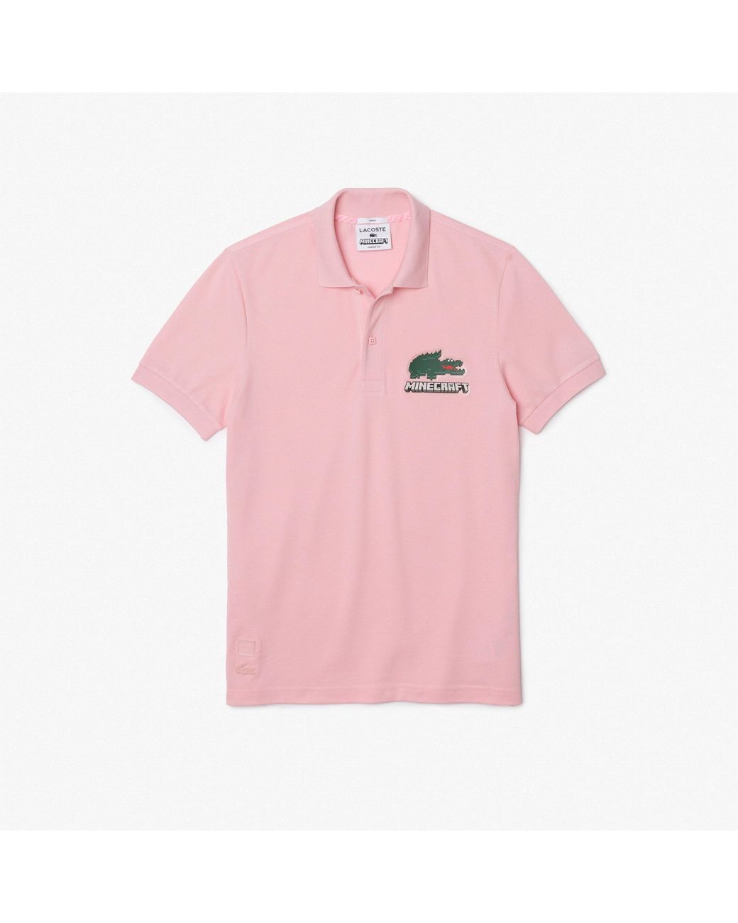 Lacoste Pink Minecraft Polo Shirt for men