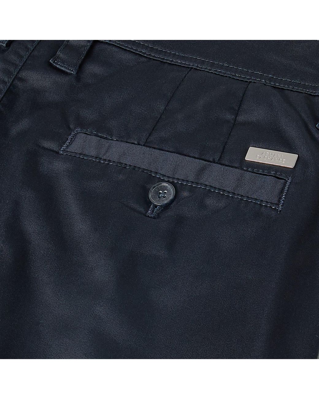 ARMANI EXCHANGE Blue Bermuda Chino Shorts for men