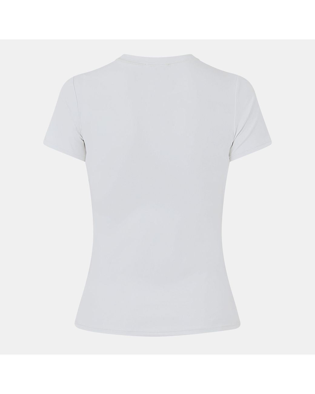 Mars the Label White Sculpt Short Sleeve Top