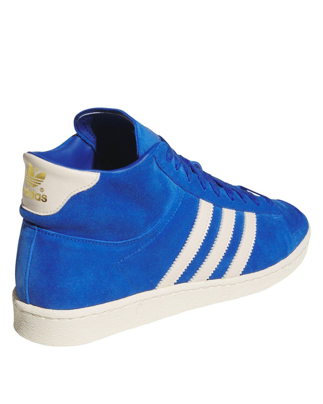 Adidas Blue Adults Jabbar Hi Basketball Trainers