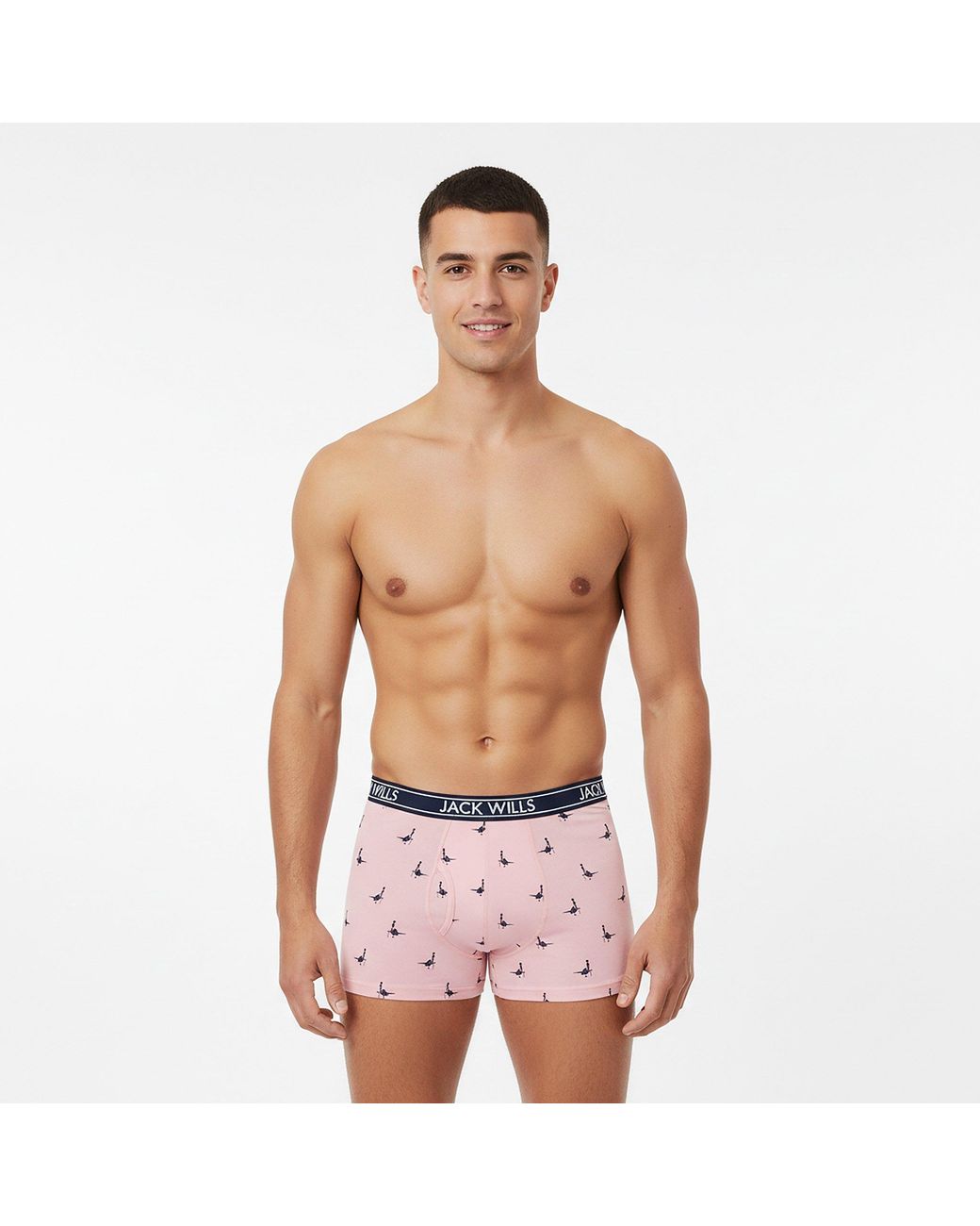 Jack Wills Blue Jw Daundley Boxers 3 Pack for men