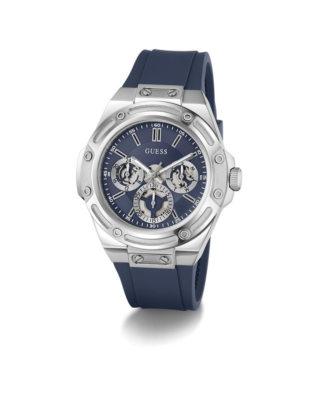 Guess Blue Gesjwl Carver Watch Sn71 for men