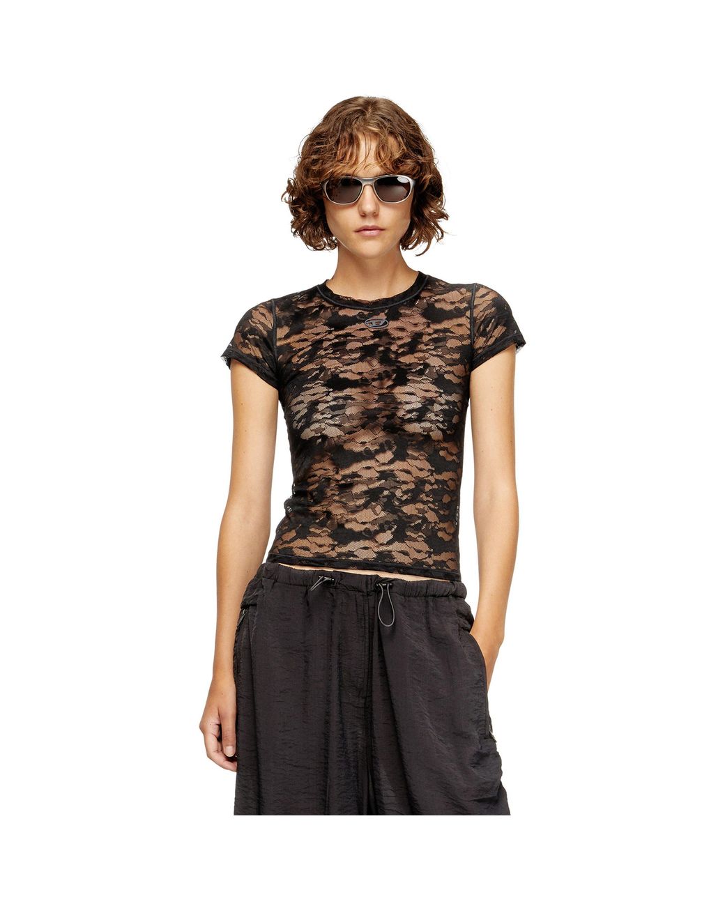 DIESEL Black Kasia Camo Slim Fit T-Shirt