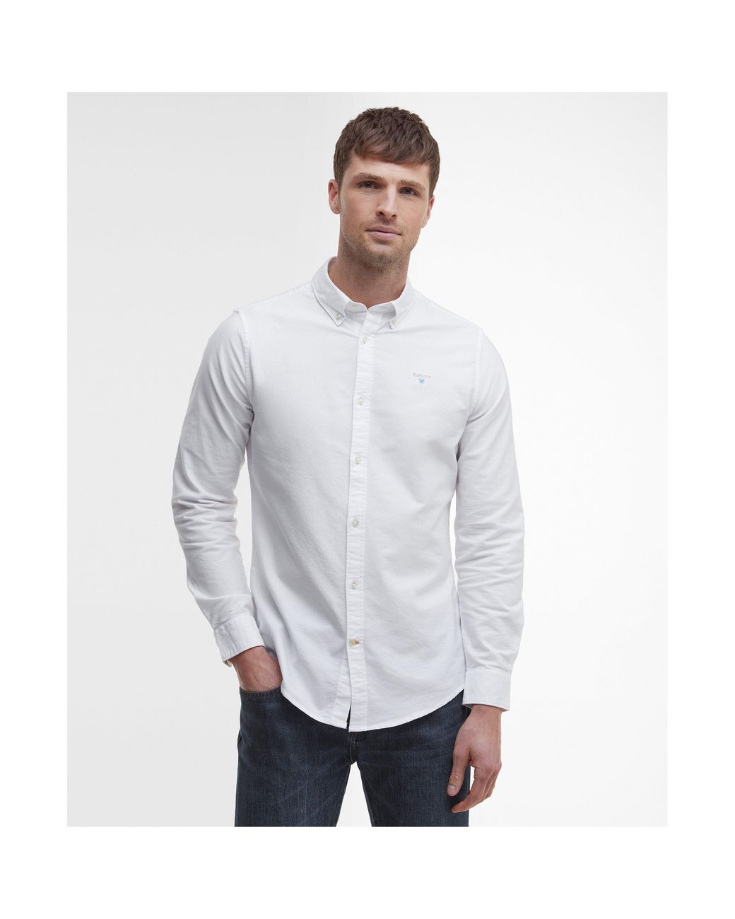 Barbour White Oxford Shirt for men