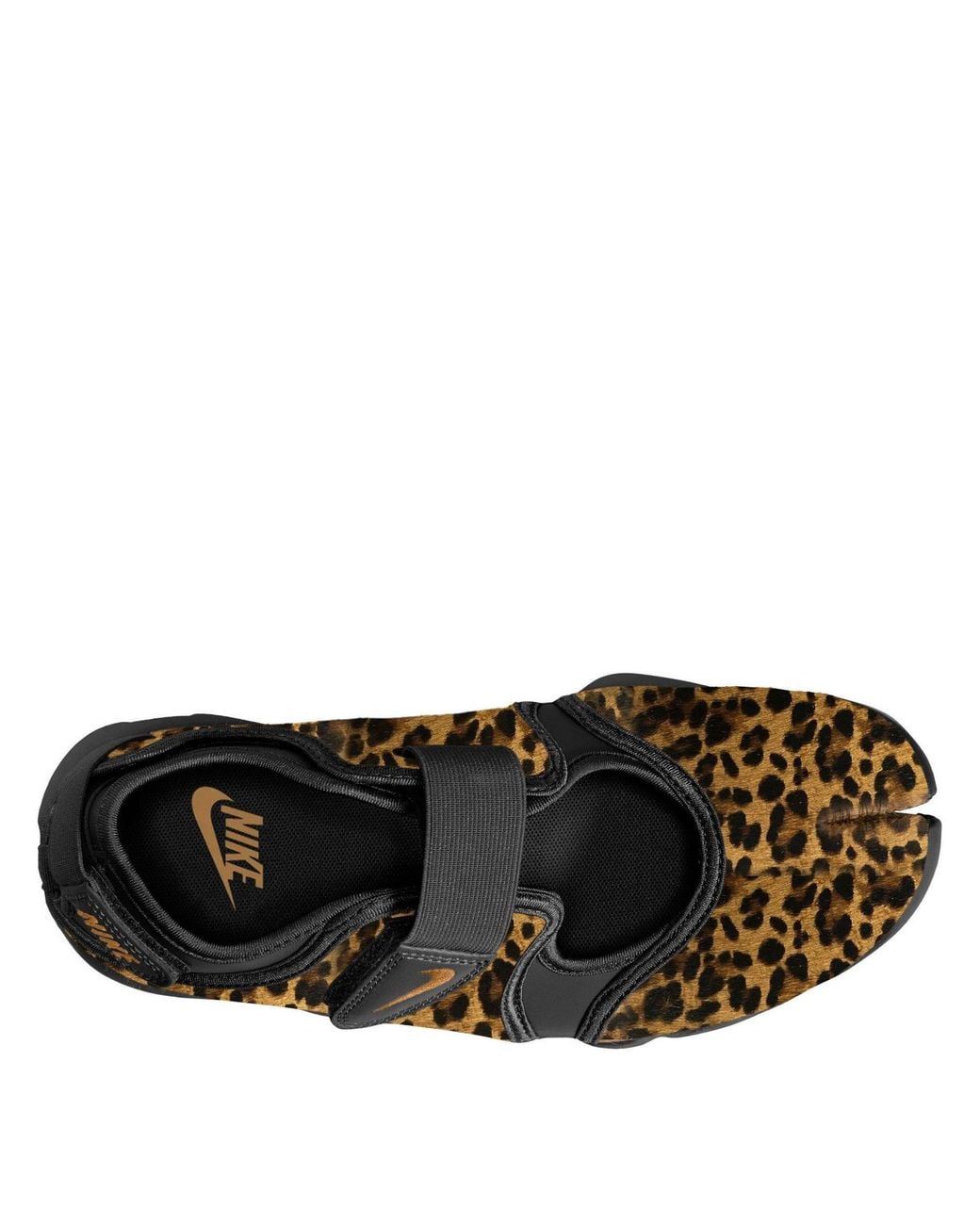 Nike Brown Air Rift Leather Low-Top Trainers