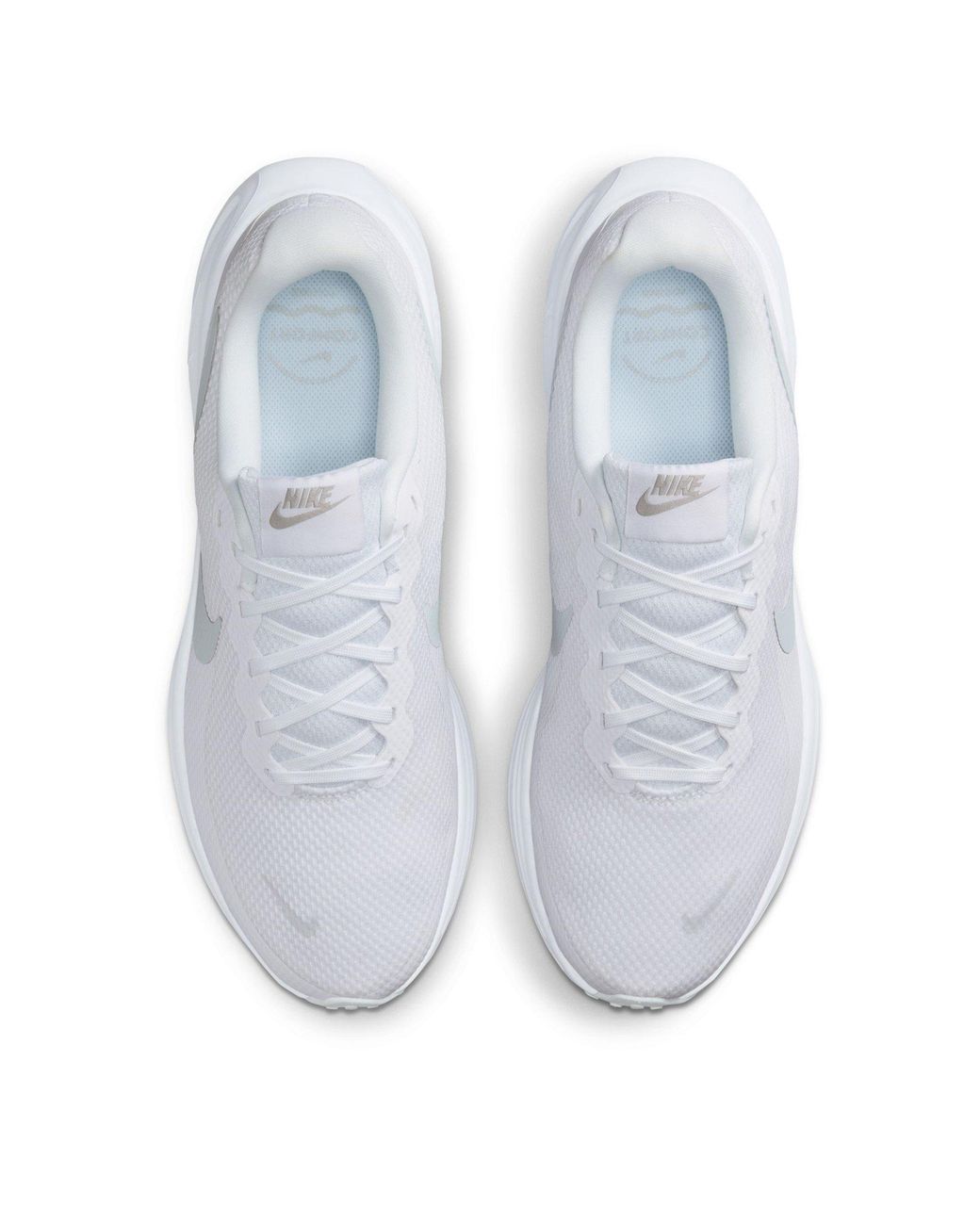 Nike White Revolution 8 Road Running Shoes for men
