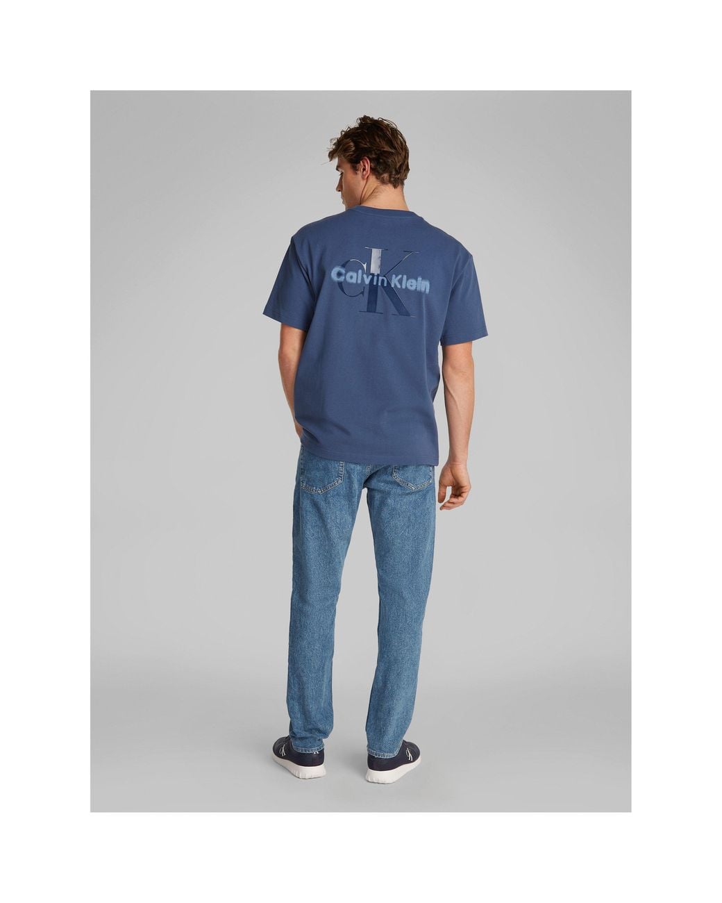 Calvin Klein Blue Short Sleeve T-Shirt for men
