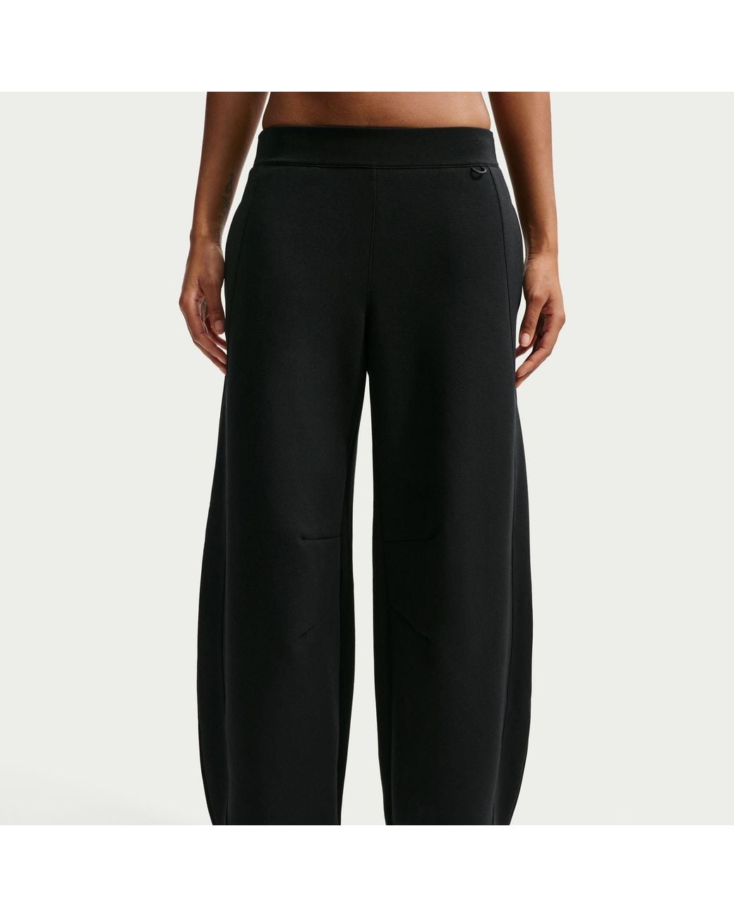Nike Black Closed Hem Fleece Jogging Bottoms