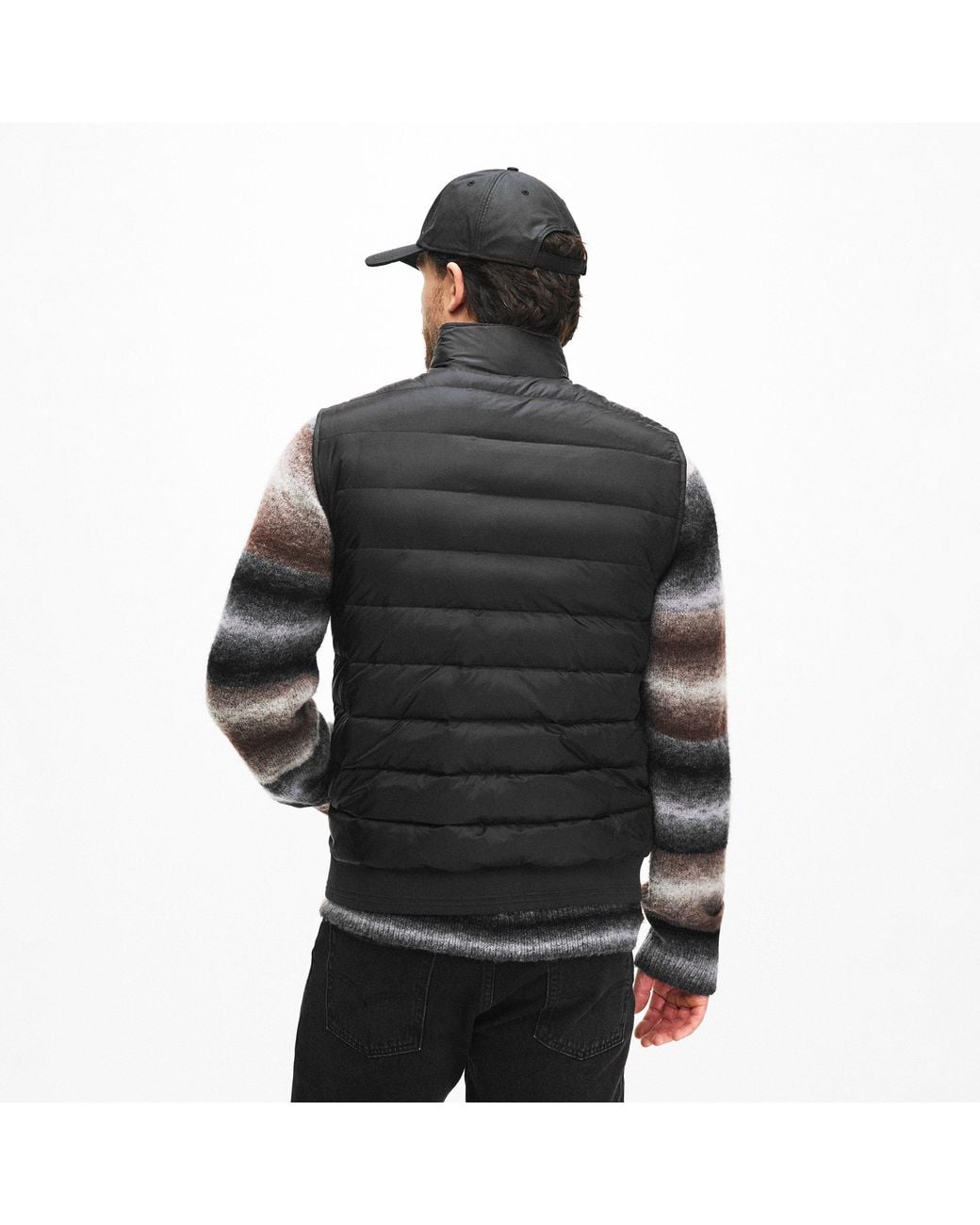 Belstaff Black Circuit Water Resistant Duck Down Sleeveless Gilet for men