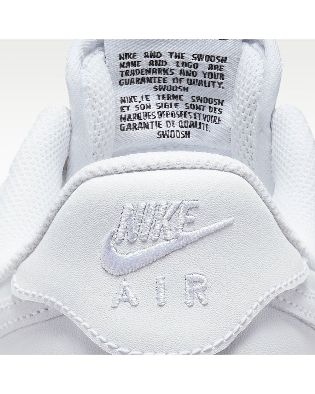 Nike White Air Force 1 07 Easyon Leather Trainers for men
