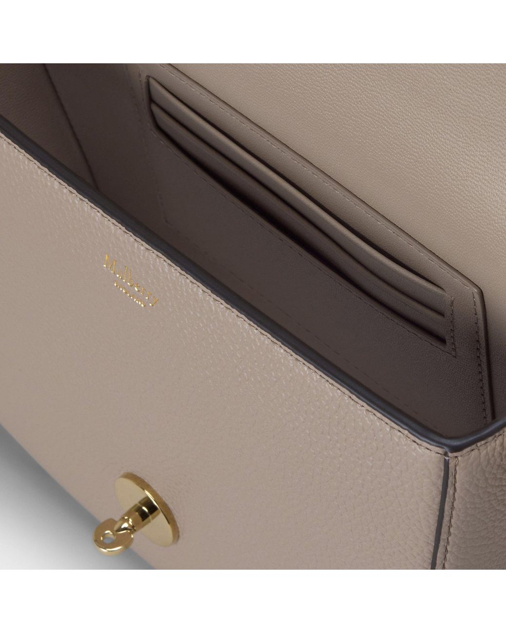 Mulberry Gray Small Darley Satchel Small Classic Grain