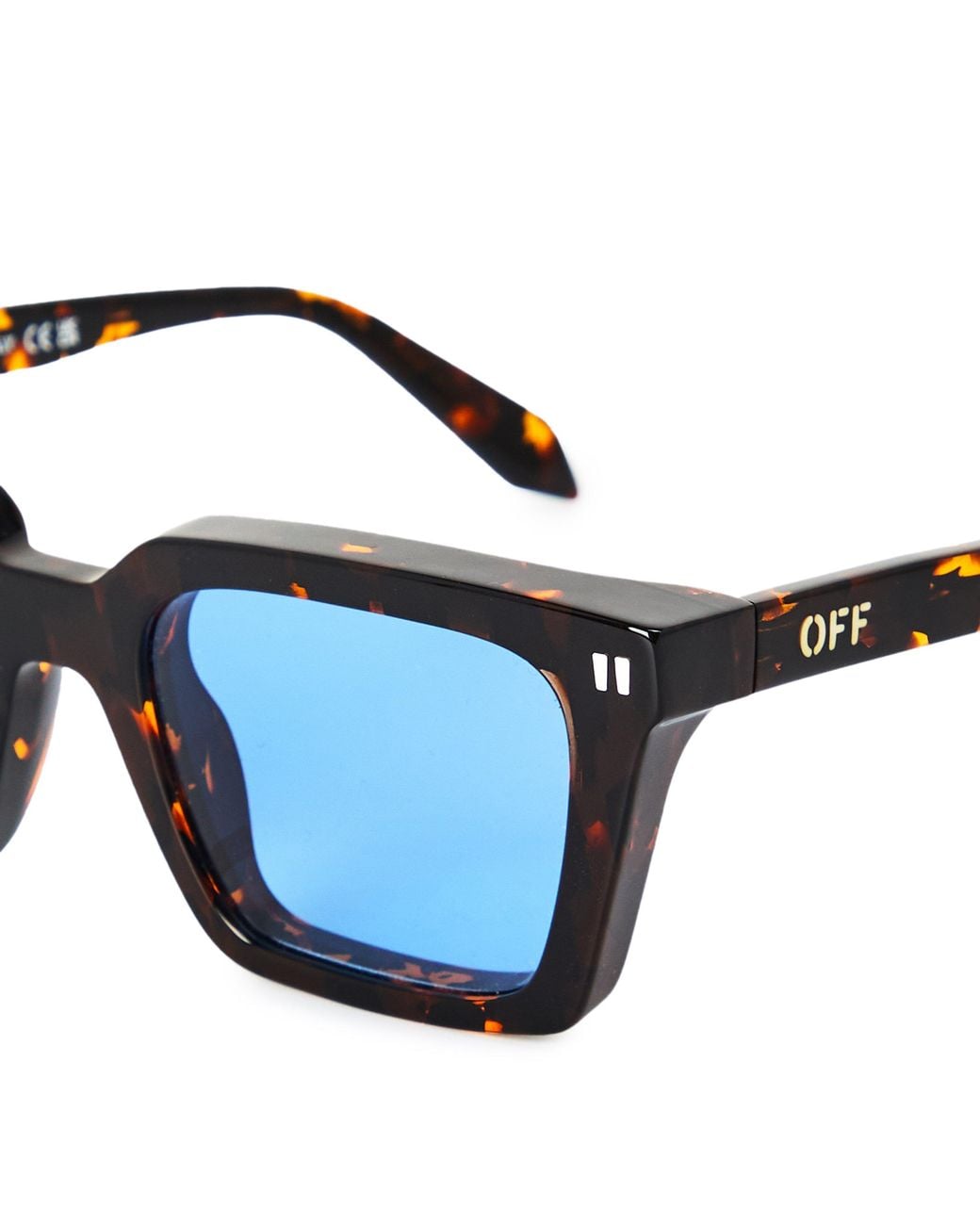 Off-White c/o Virgil Abloh Blue Reno Rectangle Sunglasses for men