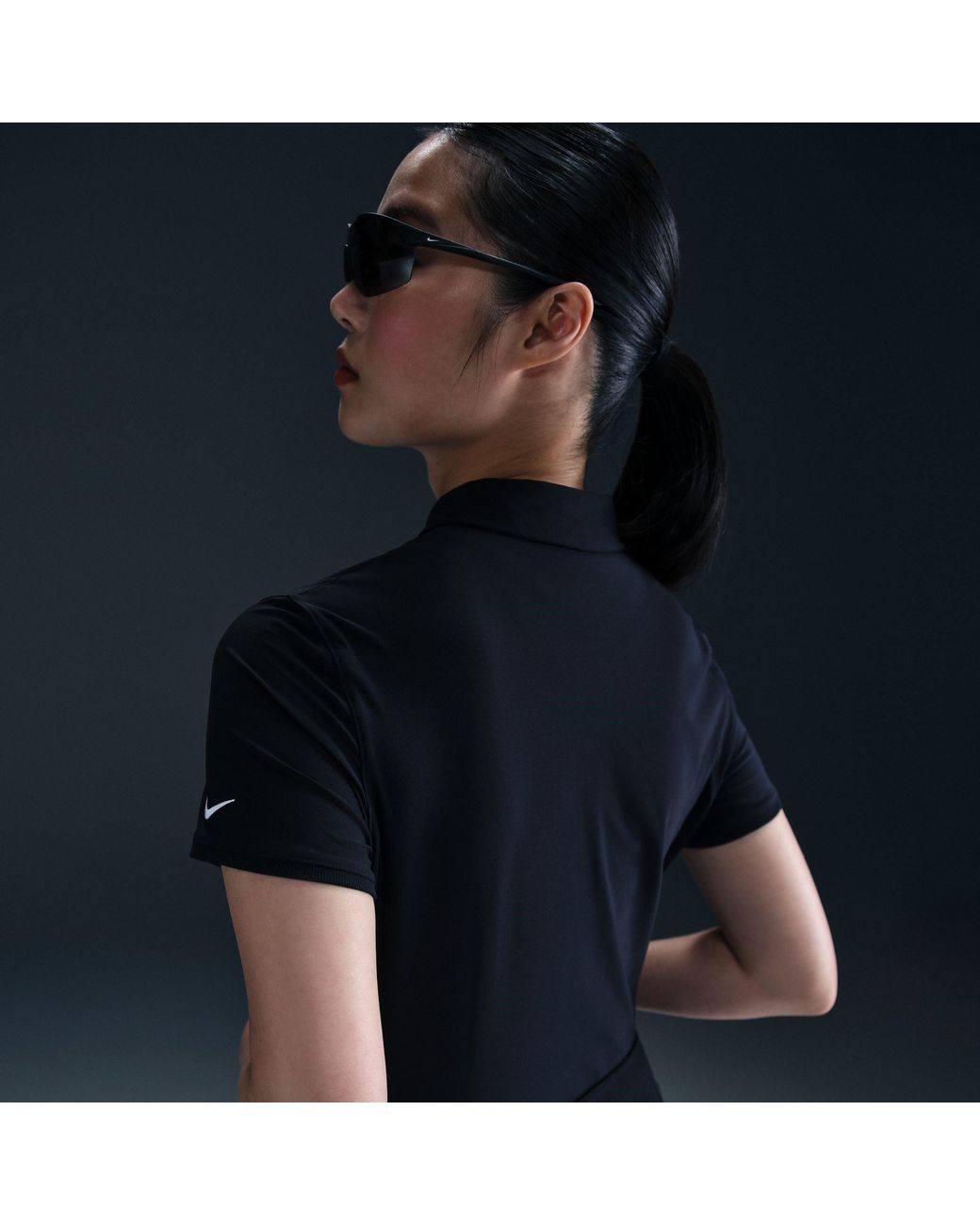 Nike Black Dri-Fit Victory Golf Polo