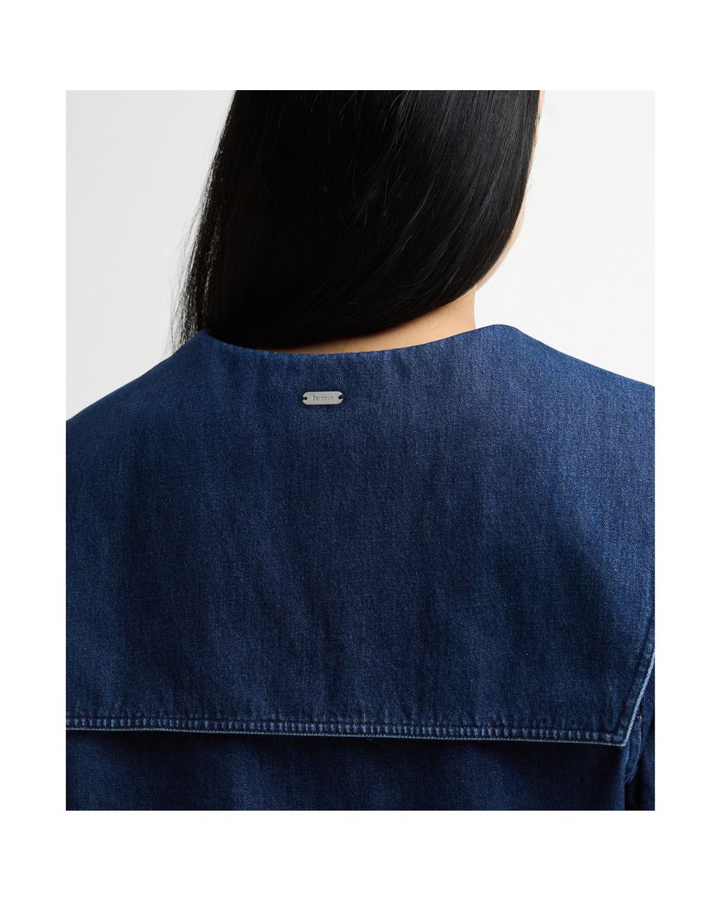 Barbour Blue Long Sleeve Denim Shirt