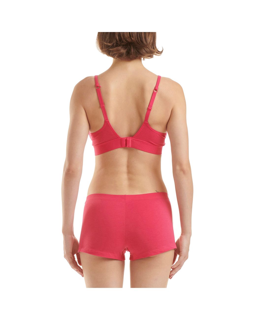 Adidas Originals Red Originals Comfort Flex Cotton Triangle Bra