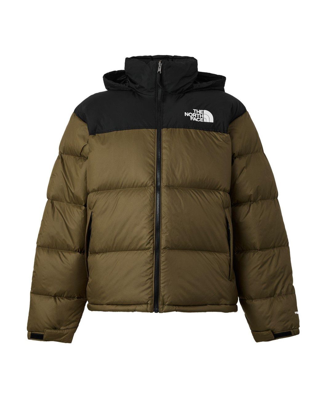 The North Face Green 1996 Retro Nuptse Goose Down Short Puffer Jacket for men