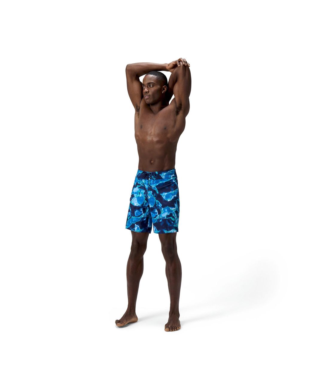 Speedo Blue Lookout Print Swimming Trunks for men