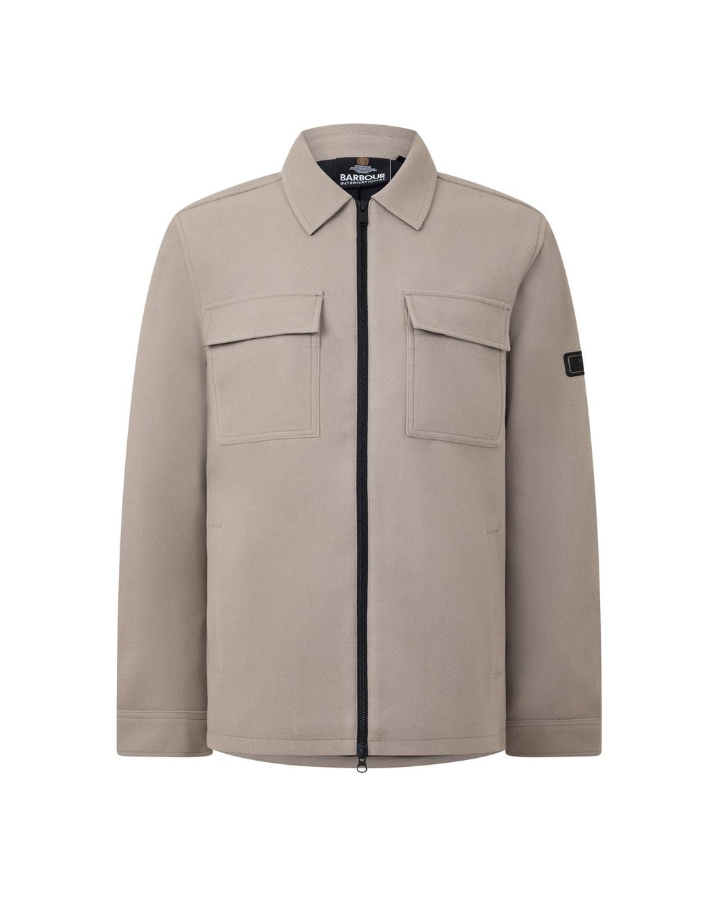 Barbour Brown Walken Overshirt for men