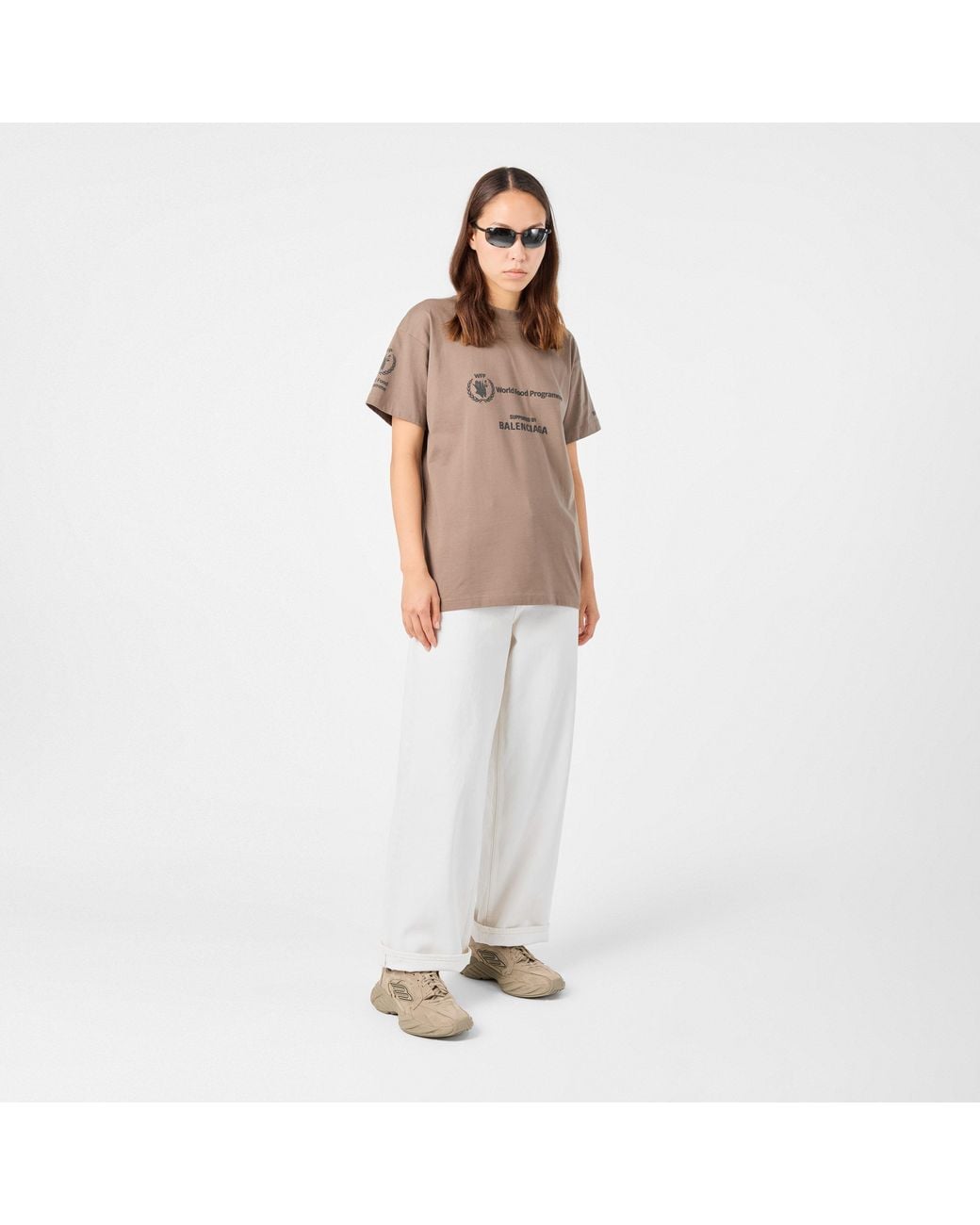 Balenciaga Natural Monday Trainers