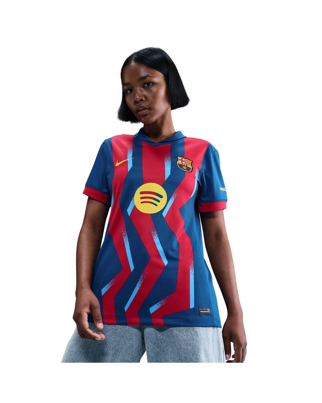 Nike Blue Fcb W Nk Df Jsy