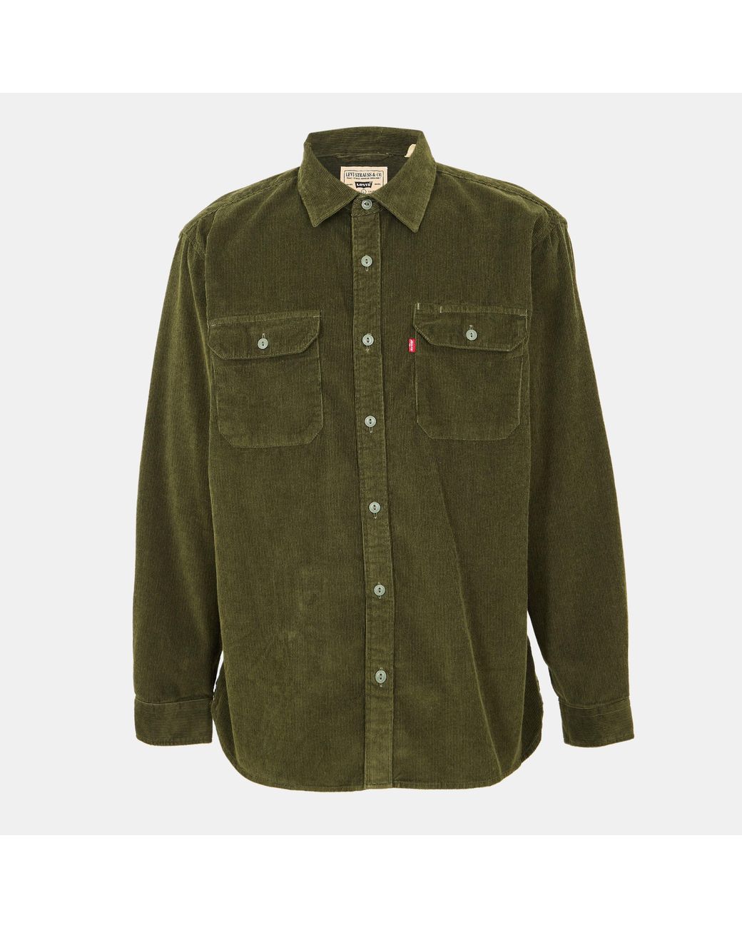Levi's Green Jackson Worker Long Sleeve Denim Shirt for men