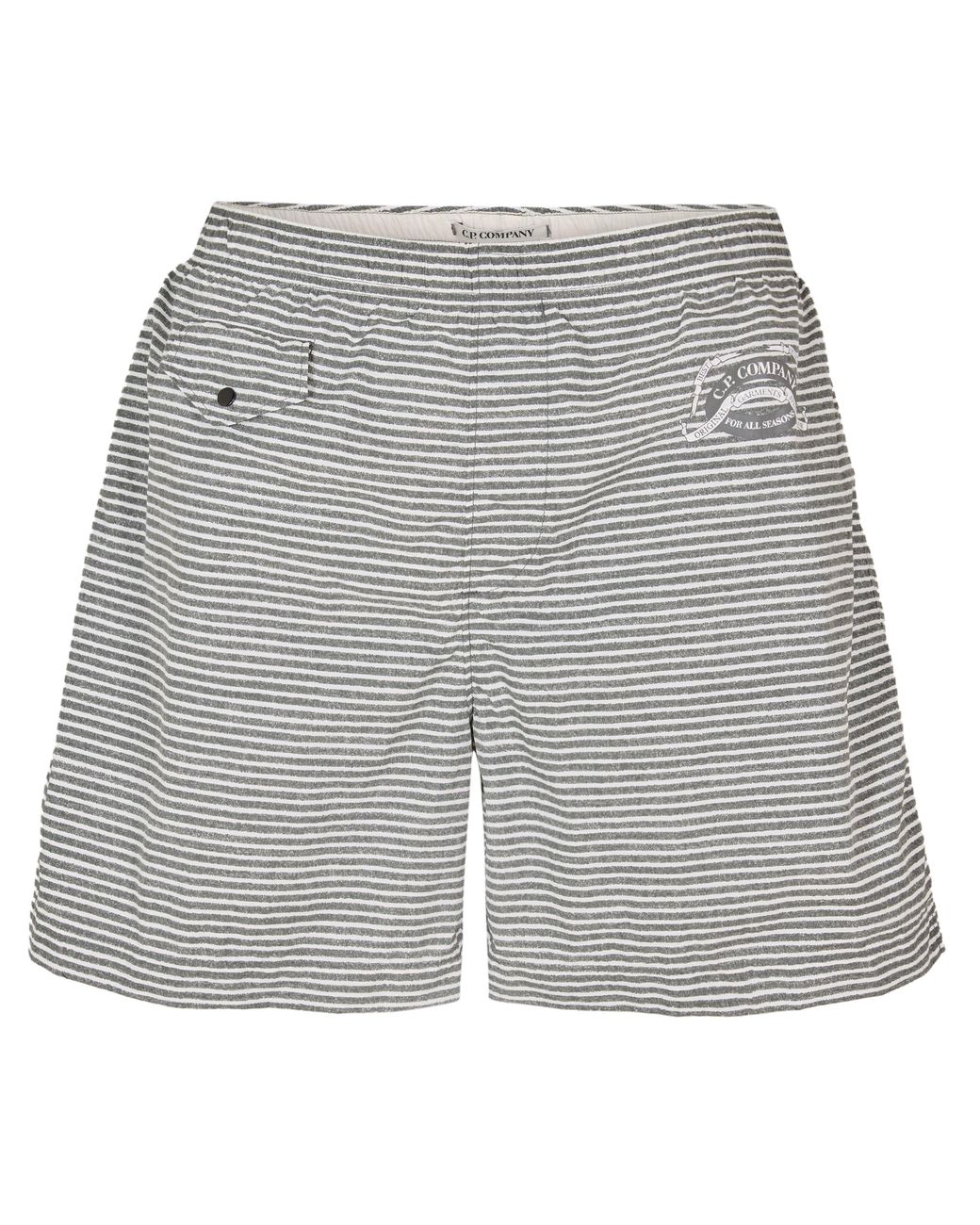 C P Company Gray Swim Shorts for men